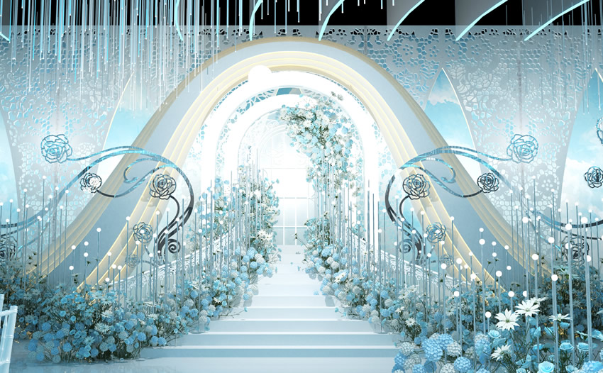 西山釡香烙馍村水晶厅效果展示